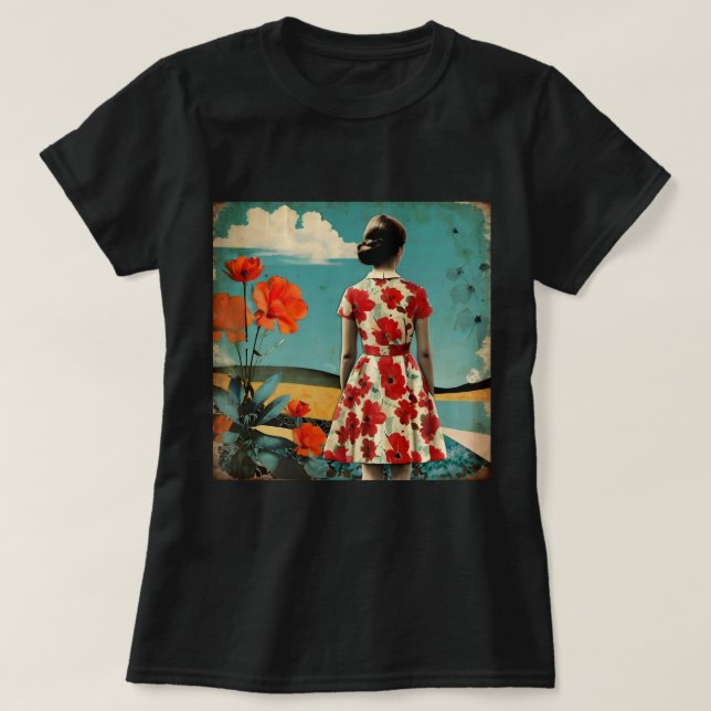 Vintage Collage T-Shirt (Design framsida)