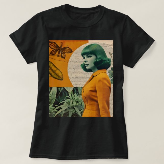 Vintage Collage T-Shirt (Design framsida)