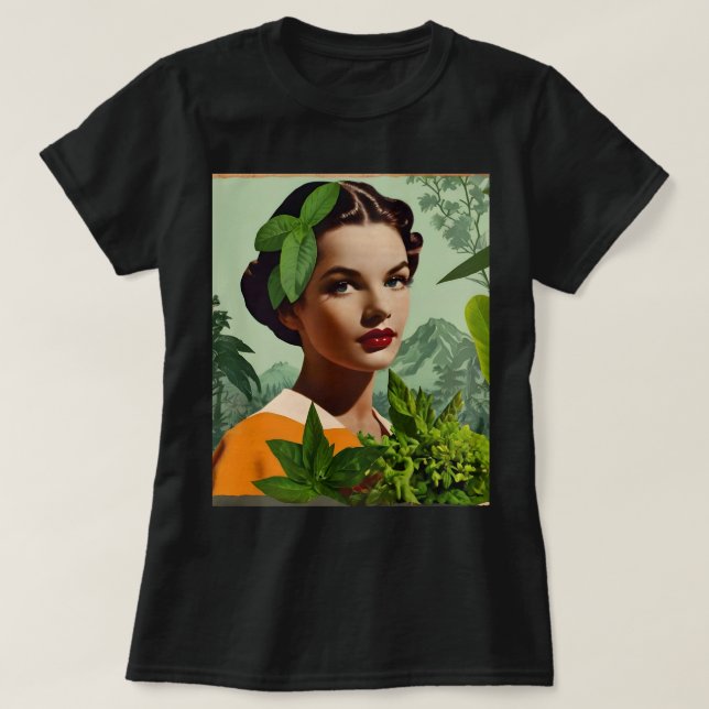 Vintage Collage T-Shirt (Design framsida)