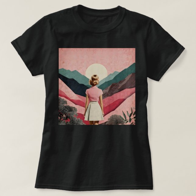 Vintage Collage T-Shirt (Design framsida)