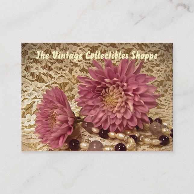 Vintage Collectibles Visitkort (Framsida)