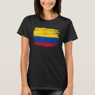 Vintage Colombia Flagga för Colombia T Shirt