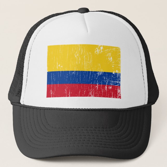 Vintage Colombia Truckerkeps (Framsida)