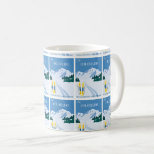 Vintage Colorado Äventyr - Retro Travel Poster Kaffemugg