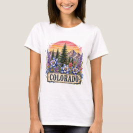 Vintage Colorado-bergen PNG Grafisk Design T Shirt