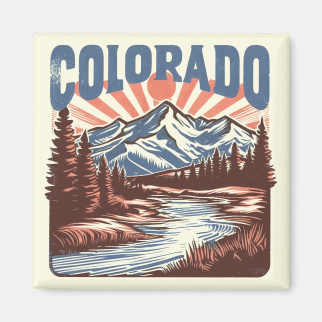 Vintage Colorado Magnet (Framsidan)