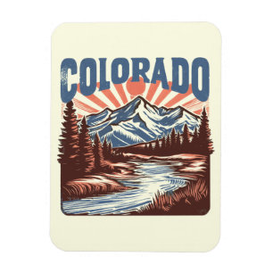 Vintage Colorado Magnet