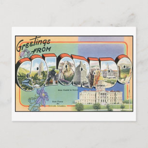 Vintage Colorado Postcard Vykort