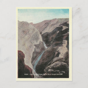 Vintage Colorado Royal Gorge Vykort