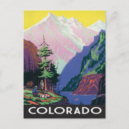Vintage Colorado-scen Vykort