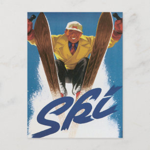 Vintage Colorado Ski Vykort