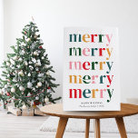 Vintage Colorful Bold Typography God jul<br><div class="desc">Vi presenterar vår Personlig Modern Scandinavian God jul Gift Bags, ett trevligt och mångsidigt tillägg till er helgdag presenting. De här presentpåsarna blandar sömlöst modern design med den skandinaviska hyggeens mysiga väsen, och skapar dem perfekten att välja mellan att tillföra presenter ett varm och stil. Vår Personlig Modern Scandinavian God...</div>