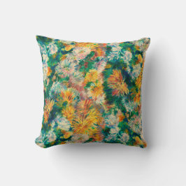 Vintage Colorful Chrysanthemum Garden Kudde