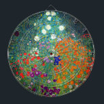 Vintage Colorful Flowers in Garden | Gustav Klimt Darttavla<br><div class="desc">Öka spelrummet eller underhållningsutrymmet med Vintagen Colorful Flowers i Garden Gustav Klimt Dart Board. Med inspiration av den berömde österrikiska konstnären Gustav Klimt kombinerar denna rityta mörkrets upphetsning med den tidlösa skönheten hos Klimts konstverk. Använda verktygen för att lägga till anpassningsbar eller anpassa bilden.</div>