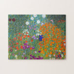 Vintage Colorful Flowers in Garden | Gustav Klimt Pussel<br><div class="desc">Idealisk för konstens älskare och pusslentusiaster är detta pussel inte bara en källa till underhållning utan också ett vackert dekorativt biet. Visning det hemma eller på kontoret att visa din uppskattning för Klimts konstnärliga geni. Använda verktygen för att lägga till anpassningsbar eller anpassa bilden.</div>