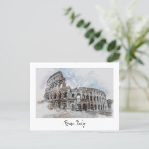 Vintage Colosseum-vykort - Roms resekonst Vykort