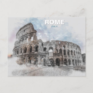 Vintage Colosseum-vykort - Roms resekonst Vykort