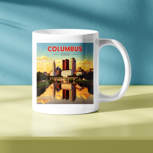 Vintage Columbus Ohio Kaffemugg (Skapare uppladdad)