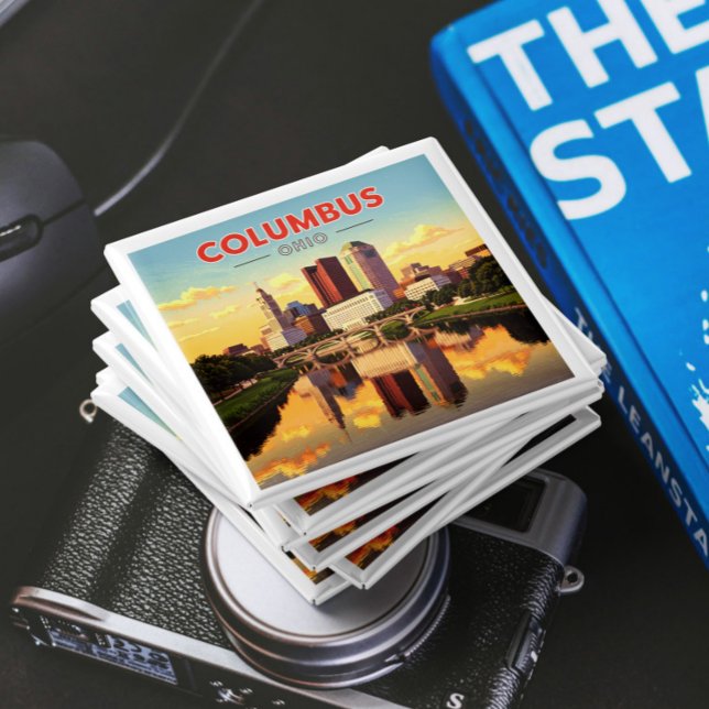 Vintage Columbus Ohio Magnet (Skapare uppladdad)