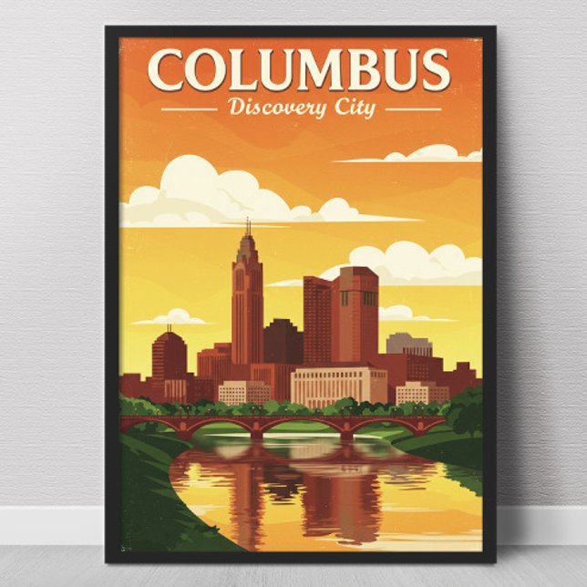 Vintage Columbus Poster (Skapare uppladdad)