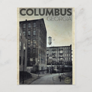 Vintage Columbus Resevykort Vykort