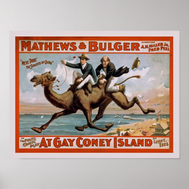 Vintage Comedy Show Advertisation Poster (Framsidan)