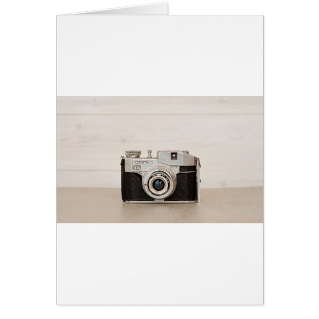 Vintage Comet-kamera Hälsningskort (Framsidan)