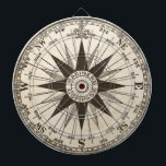 Vintage Compass Ro Darttavla<br><div class="desc">En vintage kompass ro i sepia på en förlamad, föråldrad bakgrund. Center läser "mariners kompass". Behålla i kompassriktningarna. . Fantastisk gåva till en resande agent, frakt kapten eller världsresenär.</div>