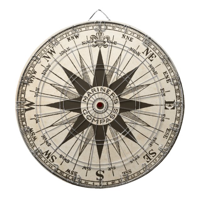 Vintage Compass Ro Darttavla (Framsidan)