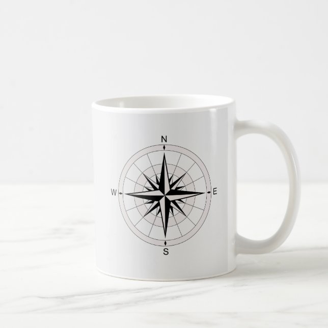 Vintage Compass Ro  Kaffemugg (Höger)