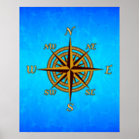 Vintage Compass Ro