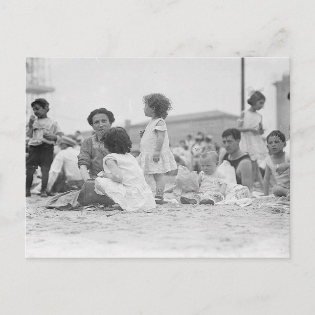 Vintage Coney Island Vykort (Framsida)