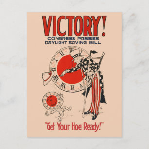 Vintage Congress Passes Daylight Saving Bill Vykort