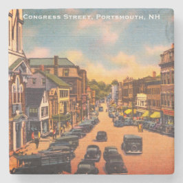 Vintage Congress Street, Portsmouth, NH Photo Stenunderlägg