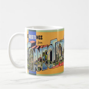 Vintage Connecticut Kaffemugg
