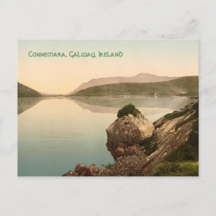 Vintage Connemara, Galway, Ireland Card with Music Vykort