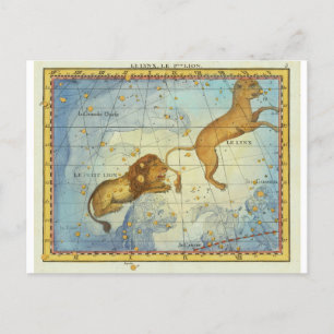 Vintage Constellation Leo Vykort
