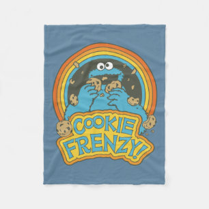 Vintage Cookie Monster Cookie Frenzy Fleecefilt