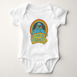 Vintage Cookie Monster   Cookie Frenzy T Shirt