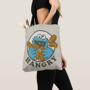 Vintage Cookie Monster   Glädjande Tygkasse