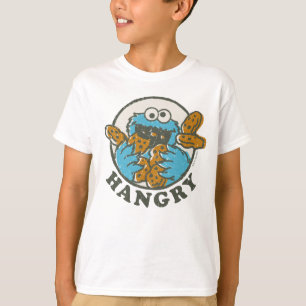 Vintage Cookie Monster Hungrig T Shirt