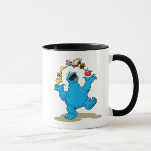 Vintage Cookie Monster Juggling Mugg