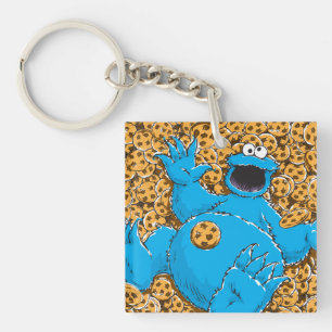 Vintage Cookie Monster och Cookies