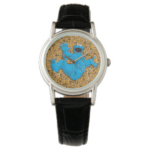 Vintage Cookie Monster och Cookies Armbandsur