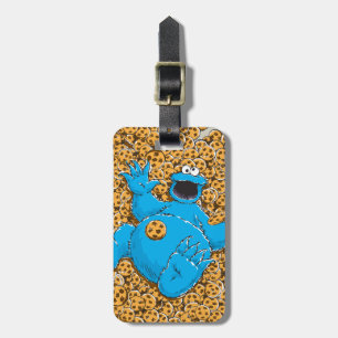 Vintage Cookie Monster och Cookies Bagagebricka