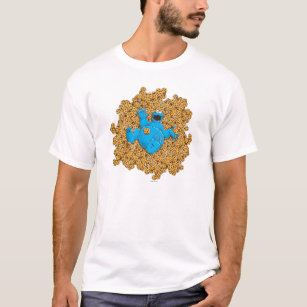 Vintage Cookie Monster och Cookies T-shirt