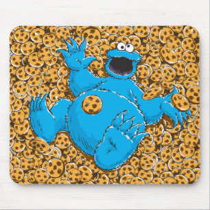 Vintage Cookie Monster och kakor Musmatta