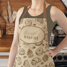 Vintage cookies mönster personlig namn bakning
