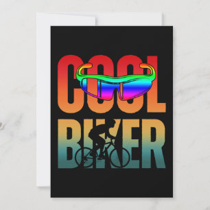 Vintage Cool Biker Inbjudningar