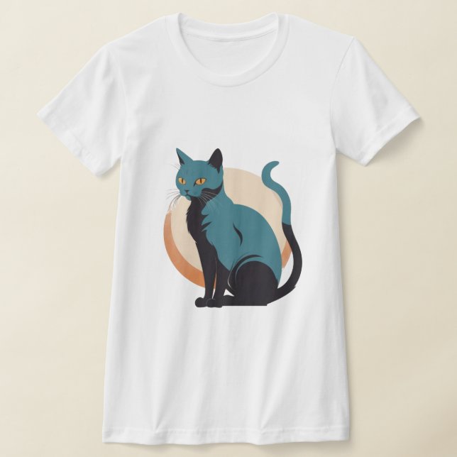 Vintage Cool Cat T Shirt (Laydown)